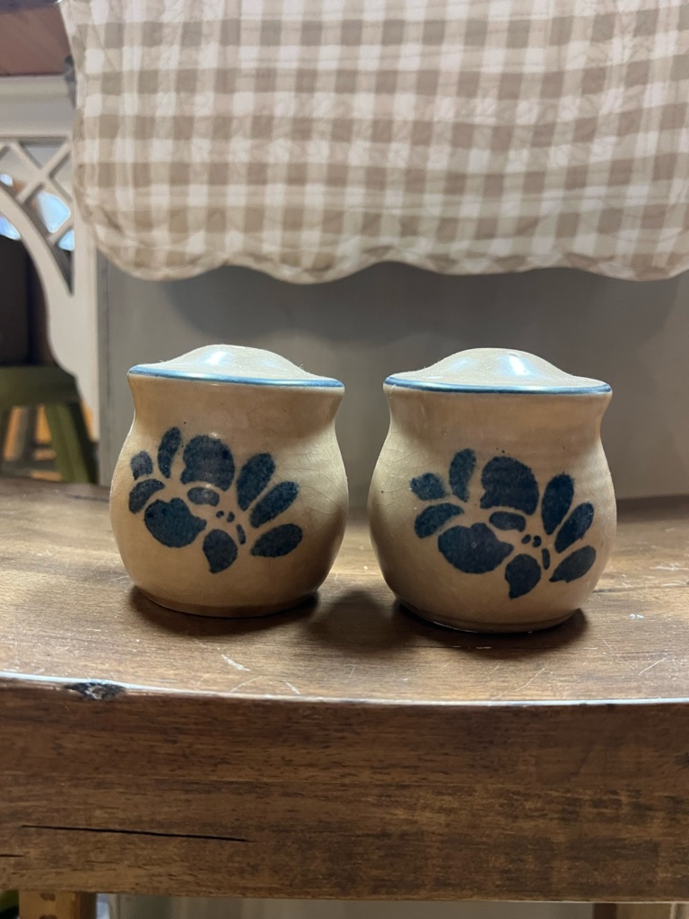Pfaltzgraff Blue Floral Salt and Pepper Shakers